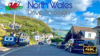 Driving North Wales 🇬🇧 Great Orme Llandudno to Conwy Town Centre