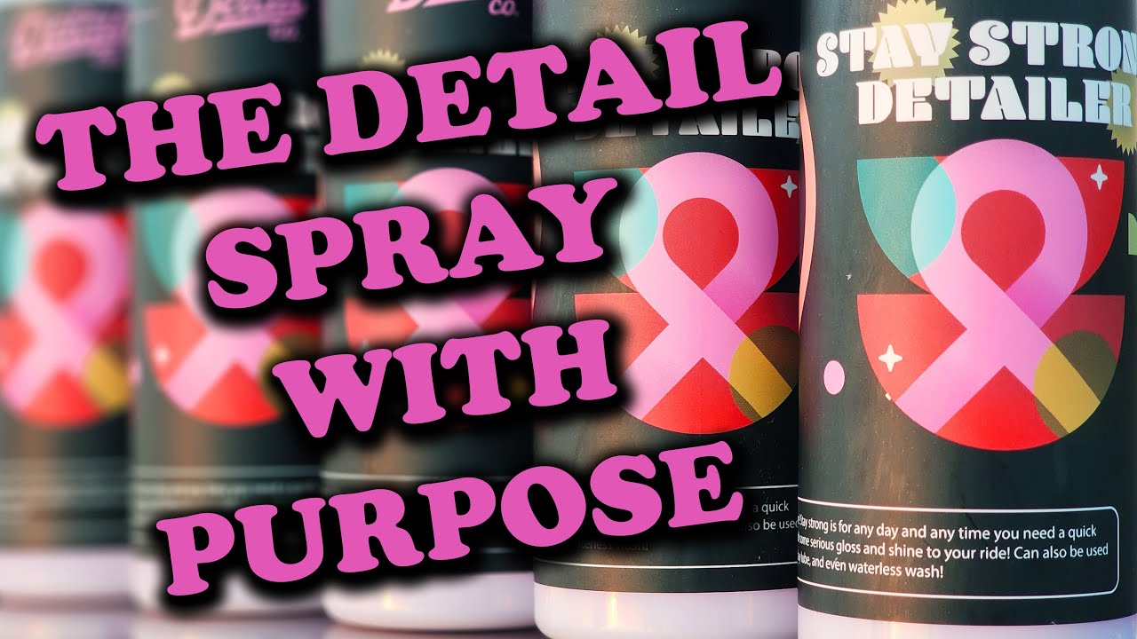 STAY STRONG DETAILER By Detail Company at THOR The House Of Rags. A versatile amazing detail spray.