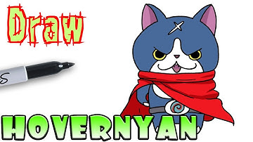 How to Draw Hovernyan | Yo-Kai Watch