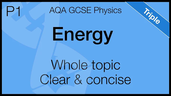 AQA GCSE Physics - Energy for Triple Science | Whole Topic