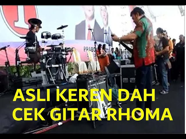 ASLI KEREN.RHOMA IRAMA CEK GITAR #dangdut #rhomairama #gitarrhoma #dangdutmusic #rhoma #sonetagroup class=