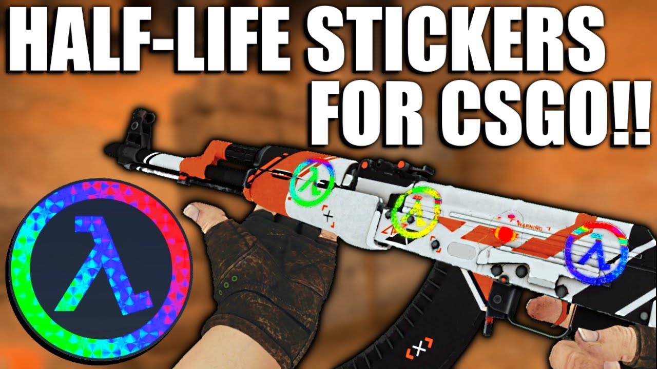 The HIDDEN SECRETS in CSGO's HALFLIFE ALYX STICKERS!! TDM_Heyzeus