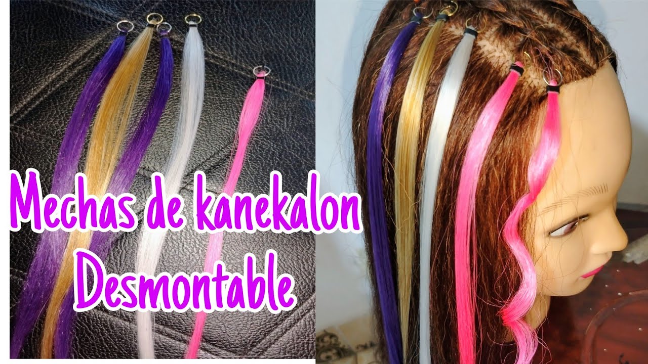 «Создайте собственное сменное мелирование с помощью канекалона, легко и быстро» 😱