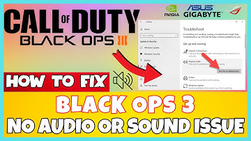 How to Fix Black Ops 3 No Audio/ Sound Problem ! ✅ 2023 #Latest