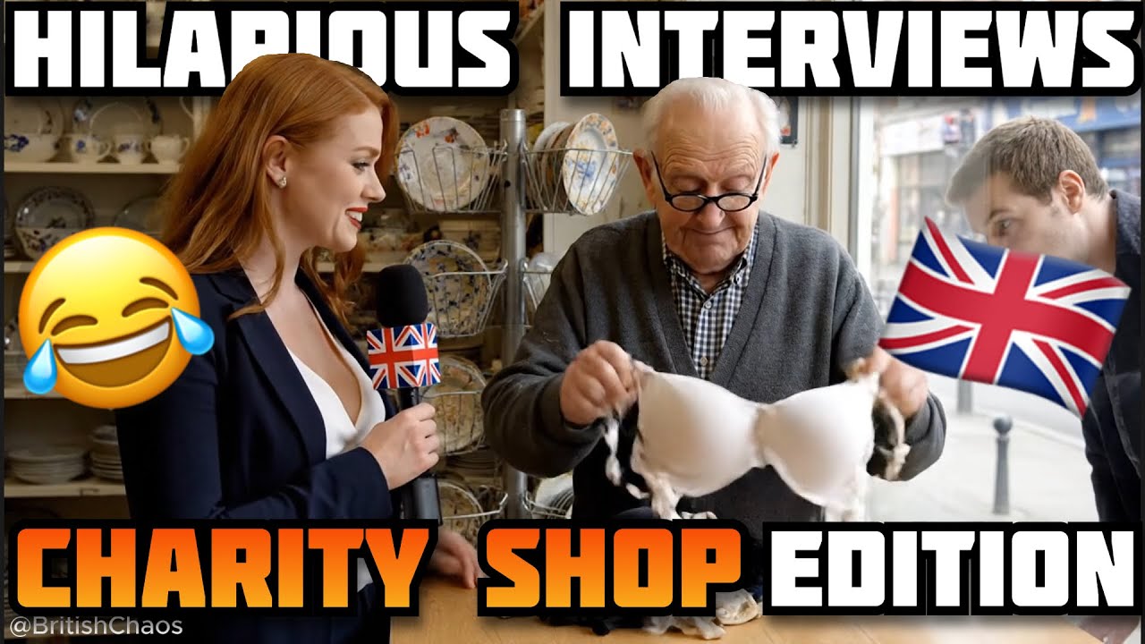 Funny British CHARITY SHOP Interviews 😂🇬🇧