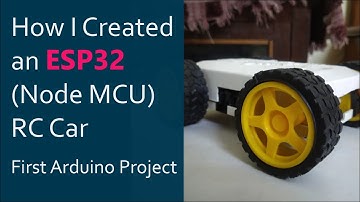 I made a WiFi enabled RC Car. Meet PeePee! ESP32 (Arduino) Project