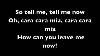 Cara Mia Lyrics