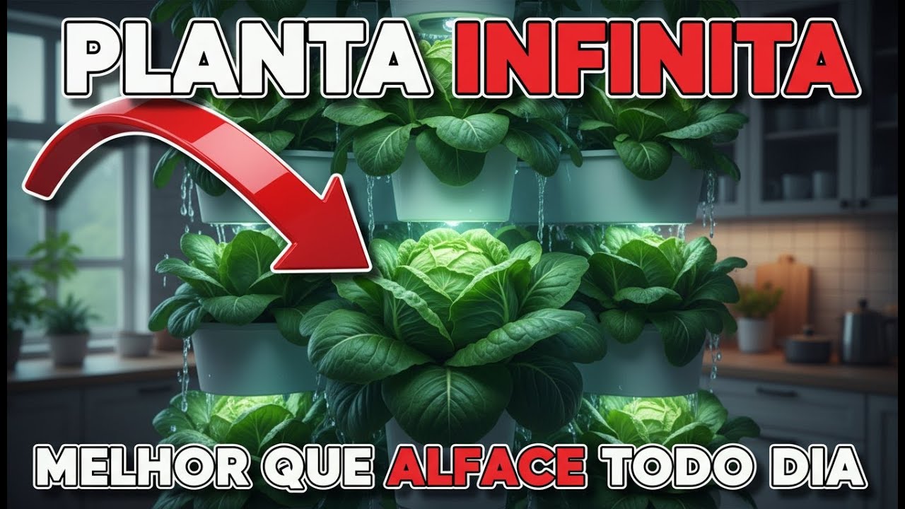 Melhor Que Alface: A Folha Que Rebrota o Ano Todo e Ninguém Planta em Casa