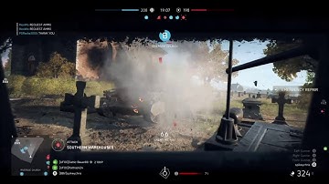 BFV PS4 autocannon tank bug - no damage to other tanks (best footage but happened many times)