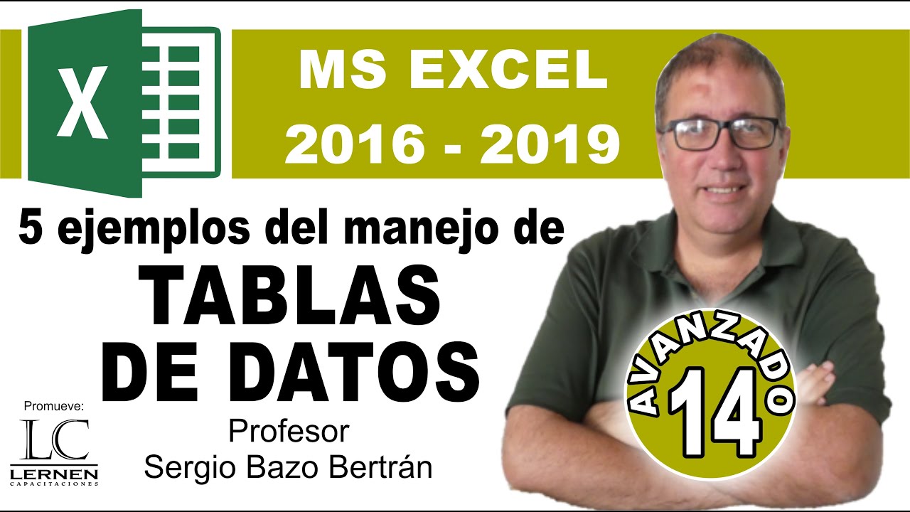Curso GRATUITO de EXCEL AVANZADO | Parte 14 | 5 ejemplos del manejo de TABLA DE DATOS