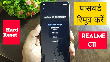 How to Remove Realme Smartphone Password | Realme C11 Pattern Lock Hard Reset
