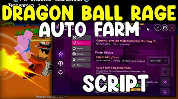 [GOD V] Dragon Ball Rage Script Auto Farm, Max Stats & Kill Aura - Roblox 2025