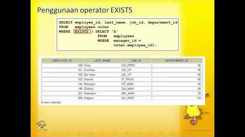 Teori Basis Data 2-Query Lanjutan