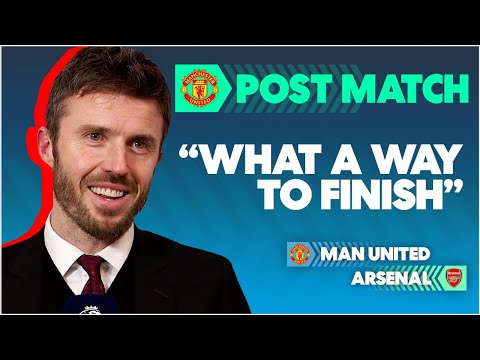 Carrick: "It's the right time to step away" | Man United 3-2 Arsenal | Post Match Interview