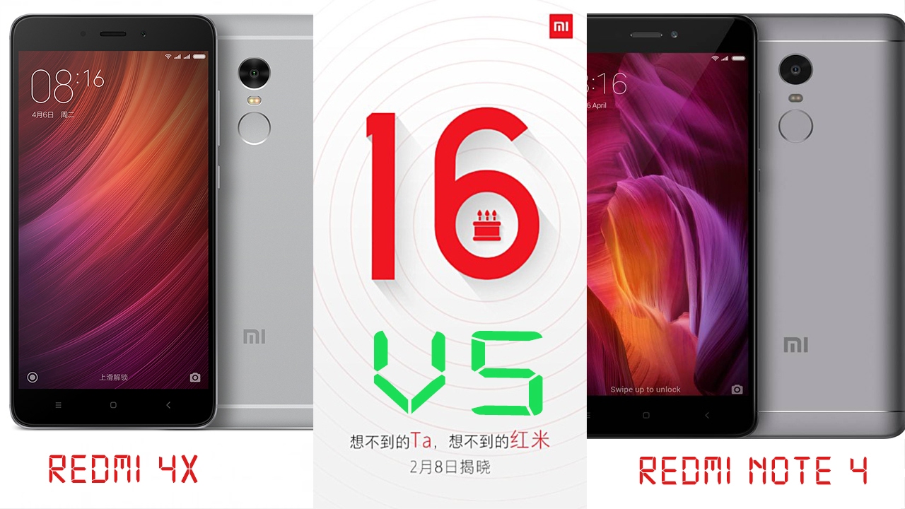 Redmi Note 4 vs 4x.