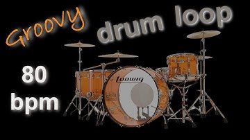 Groovy Drum Loop 80 bpm