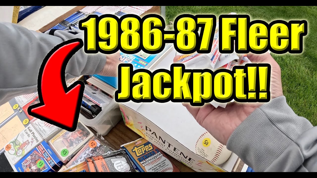 My Best Sports Card Yard Sale Find Ever! 