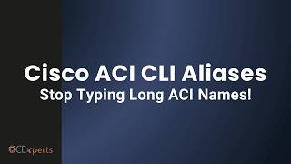 Cisco ACI CLI Aliases [Quick Tip]