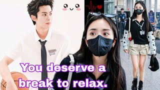 Shen Yue is back home in Xiamen from Shanghai while Dylan Wang is also home in Chengdu.