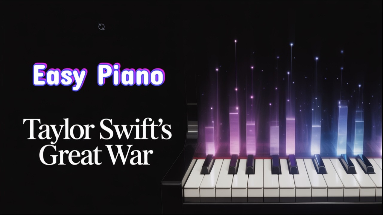 The Great War (Taylor Swift) - Easy Synthesia Piano Tutorial
