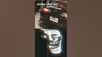 Lamborghini 🏎️ VS Supra 🏎️|| Troll Face🗿|| Attitude Status|| #viral#lamborghini#supra#shorts