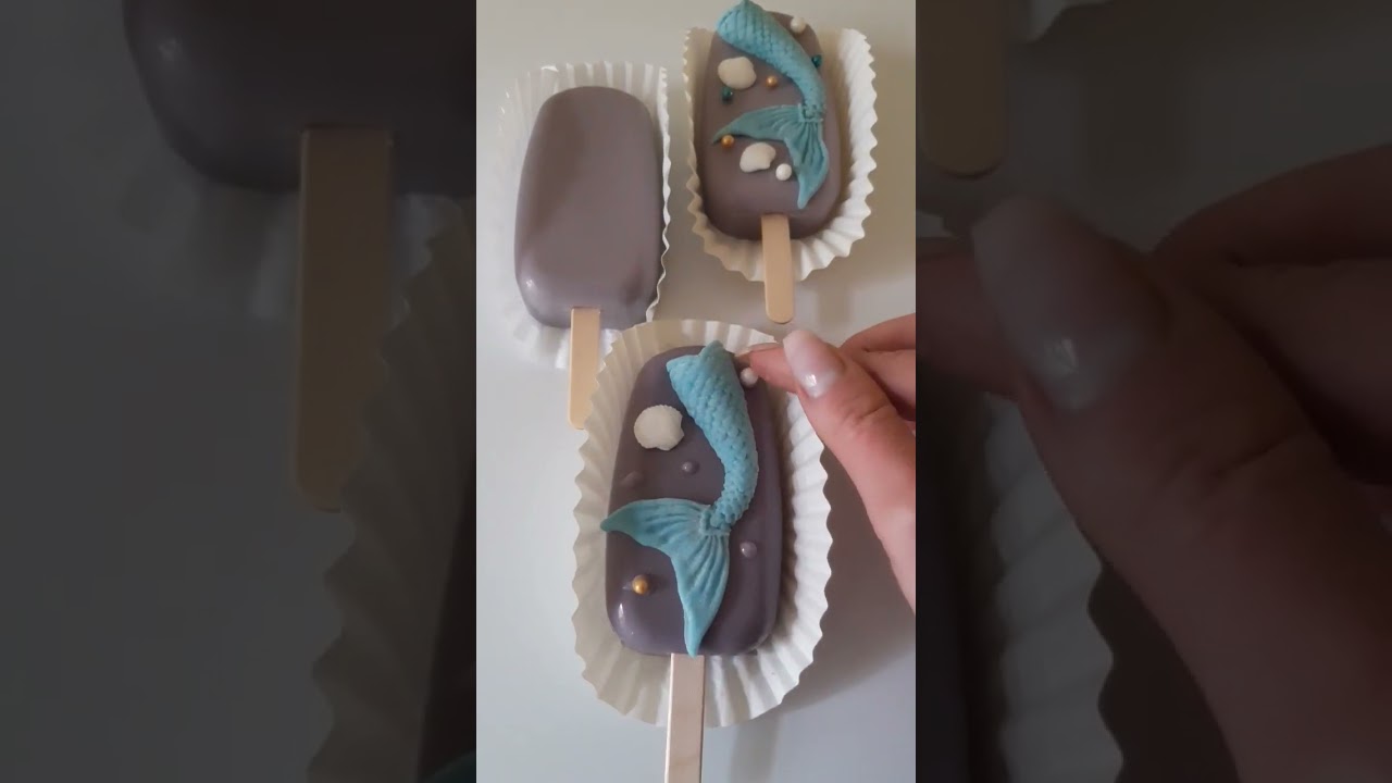 Little Mermaid Cakesicles w. Mermaid-tail