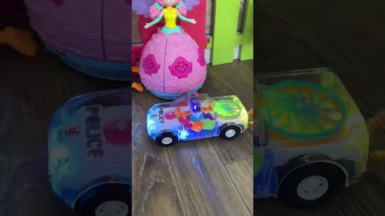 Police Car Toy With Lights On! 🚓✨ 