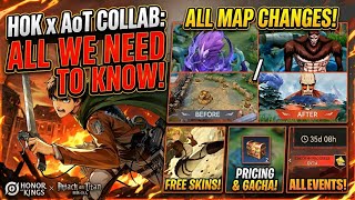Honor of Kings x Attack on Titan: ALL WE NEED TO KNOW! (New Skins, Map & Events)