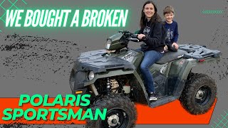 Buying a Broken Polaris Sportsman 450 (and Fixing It!)