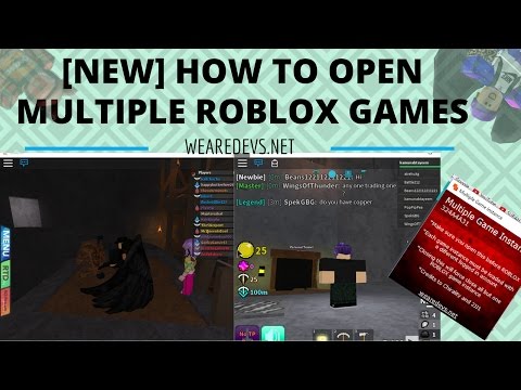 OLD] HOW TO OPEN MULTIPLE ROBLOX GAMES AT ONCE (CHECK DESC) 