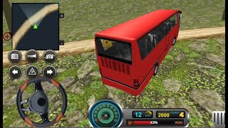 Uphill offroad bus driving simulator 2021 - Realistic Coach Bus Simulator Android Gameplay screenshot 4
