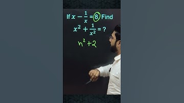 find x2+1/x2 if x-1/x=8 | Question tricks | #maths #competition #youtubeshorts #govt #tricks #ssc