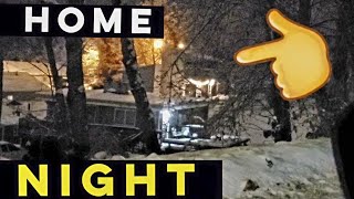 Neighborhood. Drive @ NIGHT! Moscow Idaho.