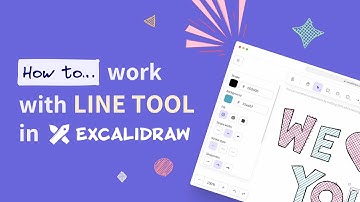 💡 How to work with LINE TOOL in Excalidraw 👀 | TUTORIAL #3
