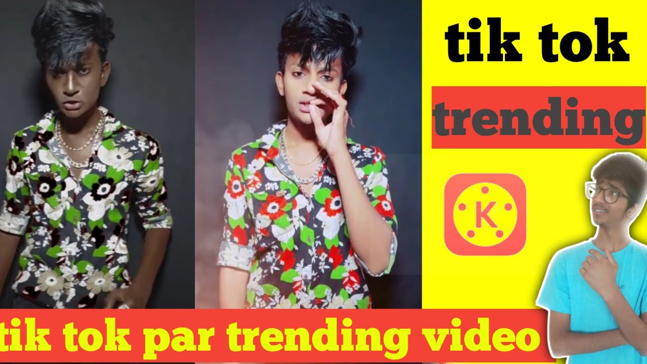 How to make tik tok trending video || 5 minutes me || # kinemaster # ...