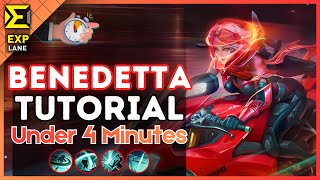 Famous 4-Minute Benedetta Tutorial in the EXP Lane || (MLBB S38) 2025 Wealth