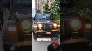 Thar Lover | Black Lover #automobile #tharloverthar #thar #modified #scorpio #car #shortsfeed