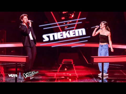 Laurens x Lotte - 'Stiekem' | Battles 3 | The Voice Van Vlaanderen | Vtm