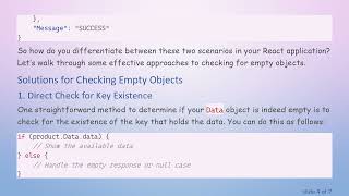 Check for an empty object in JavaScript: A Simple Guide to Handling API Responses