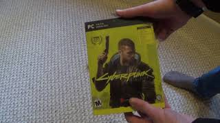 Unboxing the Cyberpunk 2077 PC Physically Digital Edition