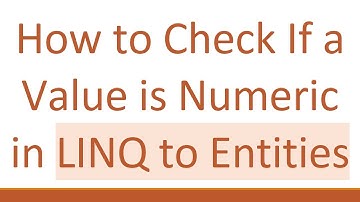 How to Check If a Value is Numeric in LINQ to Entities