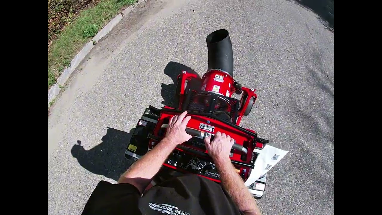 Testing out a buffalo turbine stand on blower 