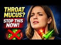 Constant Throat Mucus? Do This to Clear It Fast!😲 | Causes, Fixes & Natural Remedies🌿