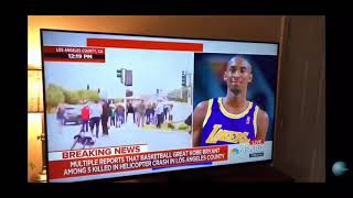 Kobe Bryant News MSNBC reporter uses the N*-word during the reporting of his death
