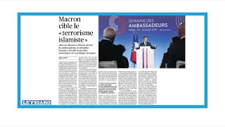 France's Macron targets jihadist terrorism