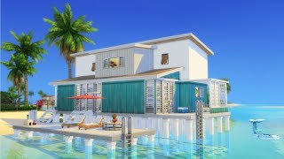 Sims 4 House Building Colorful Beach House Island Living Expansion Pack