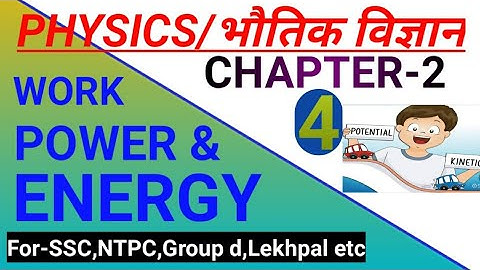 Work, Energy & Power | Physics Class-4 || कार्य, ऊर्जा एवं शक्ति || TUTOR++