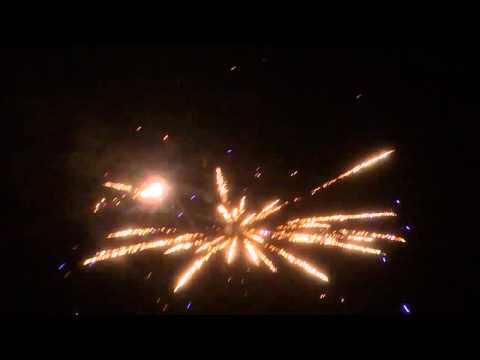 Wenus barrage from north east fireworks