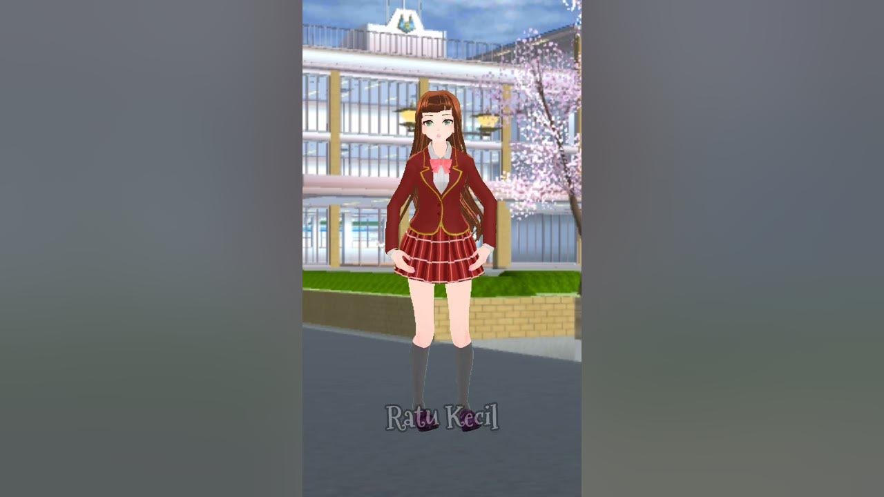 Toca toca dance anime versi sakura school simulator @RatuKecil #shorts