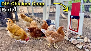 Building a DIY Chicken Coop Part 4  - Automatic Door & The Coop Floor